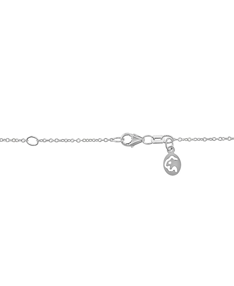 Effy Collection Certified Lab Grown Cushion Cut Diamond Necklace (2-1/6 ct. t.w.) in 14k White Gold