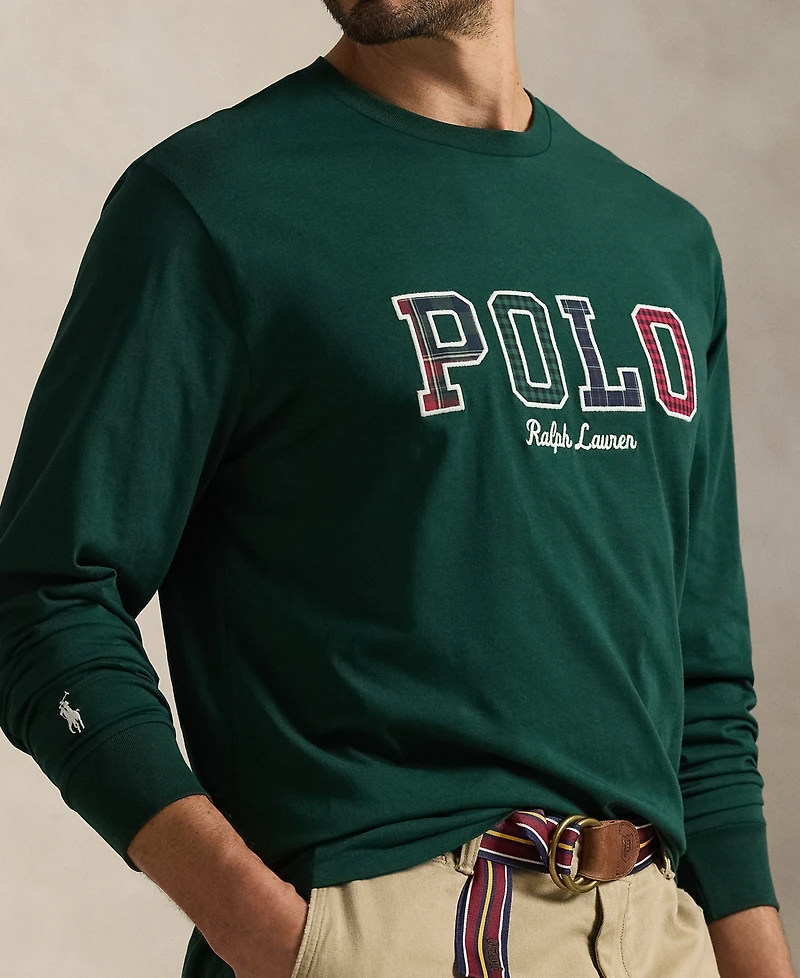 Polo Ralph Lauren Men's Big & Tall Long-Sleeve Graphic T-Shirt
