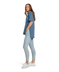 Belle & Bloom Women's Brave Soul Oversized Striped T-Shirt