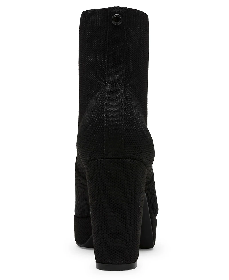 Anne Klein Womens Volt Platform Block Heel Dress Booties