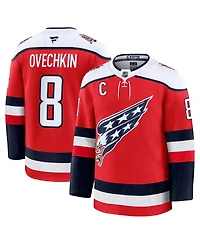 Fanatics Men's Alexander Ovechkin Red Washington Capitals Alternate Premium Player Jersey