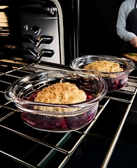 Rubbermaid Brilliance 6-Pc. Glass Round Leak Proof Food Storage Containers