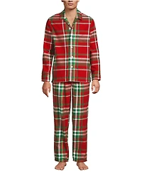 Lands' End Men's Flannel Pajama Set