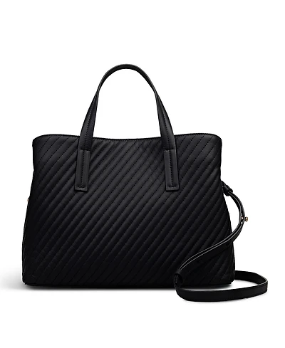 Radley London Dukes Place Diagonal Quilted Small Zip Top Grab Bag