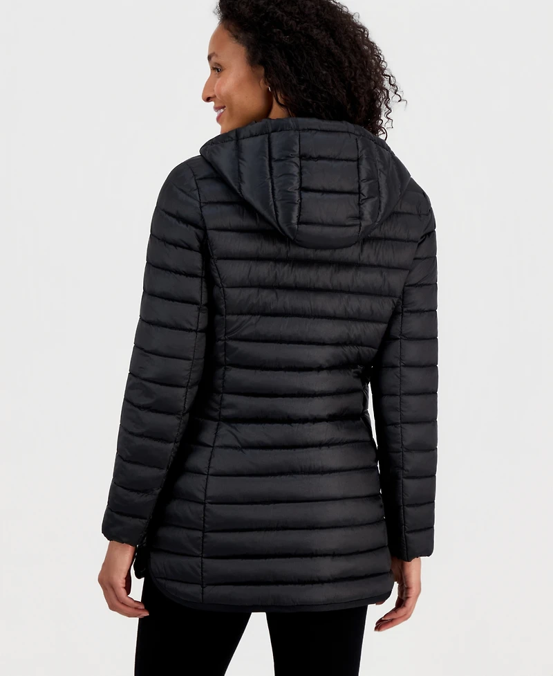 Michael Kors Women's Packable Hooded Puffer Coat