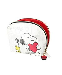 Peanuts Snoopy Cosmetic Bag Set, Zip Pouch, Comic Print