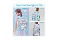 Batfox Clear Backpack for School Girls, Heavy Duty Tpu Transparent Backpack Stadium Events Approved, Clear Bookbag