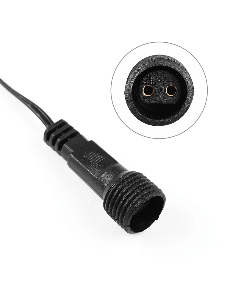 DELight 20 Ft Extension Cord for Led Tree String Lights 14 Awg Male to Female