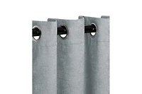Superior Senna Textured Curtain Set of Panels with Grommet Header