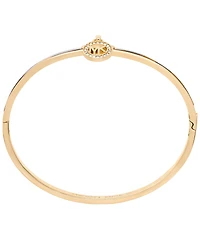 Michael Kors Tortoise Inlay Logo Bangle Bracelet
