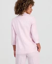 Kasper Women's Double Breasted Open-Front Blazer