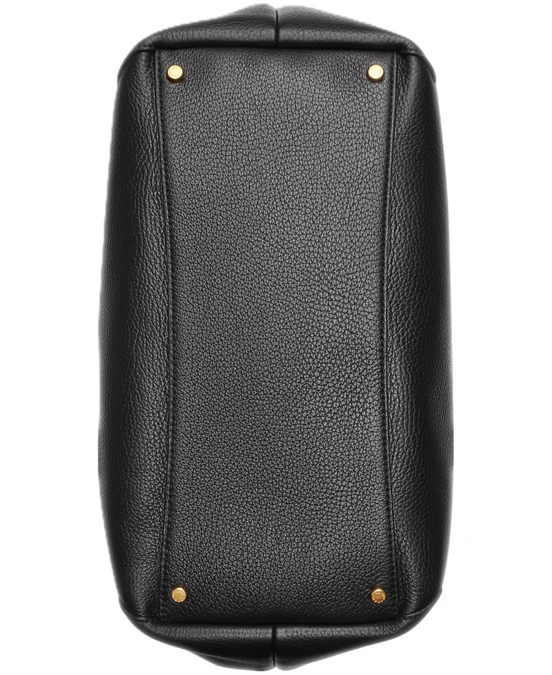 Donna Karan New York Glenwood Leather Shoulder with Tassel Detail