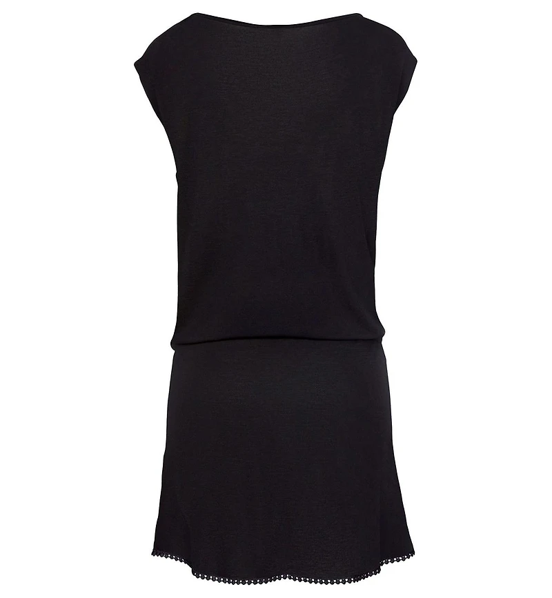 Lascana Women's Crochet Hem Dress