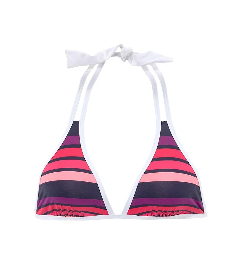 Lascana Women's Striped Triangle Bikini Swimsuit Top Bra Sizing