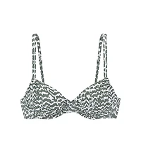Lascana Women's Animal Print Underwire Bikini Swimsuit Top Bra Sizing
