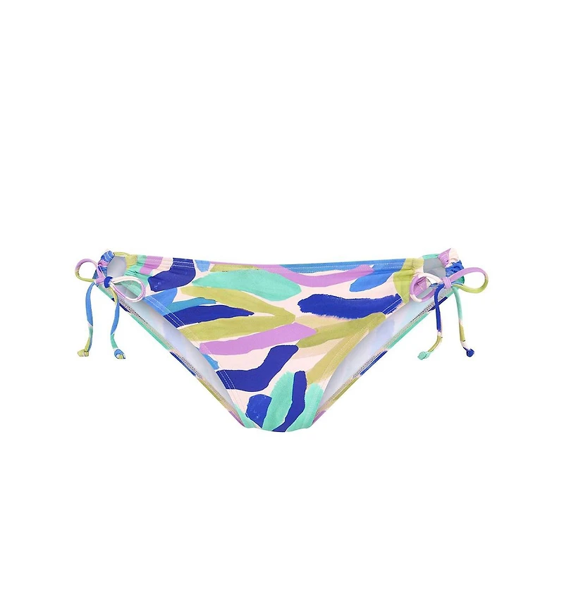 Lascana Women's Brushstroke Print Classic Bikini Swimsuit Bottom