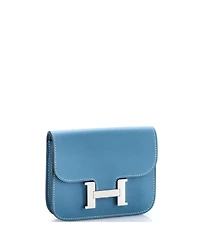 Pre-Owned Hermes Constance Slim Wallet Evercolor