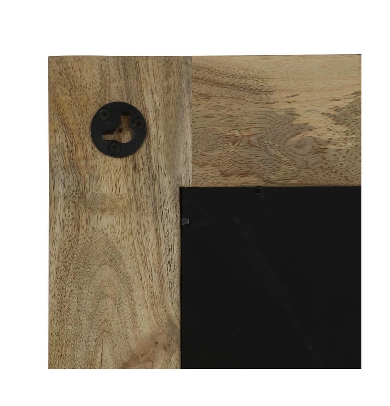 vidaXL Mirror Solid Mango Wood 19.7"x43.3"