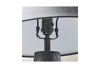 Z Gallerie Beton Table Lamp - Black