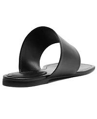 Schutz Women's Martha Square Toe Flat Sandals