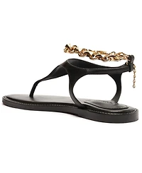 Schutz Women Lys Round Toe Flat Sandals