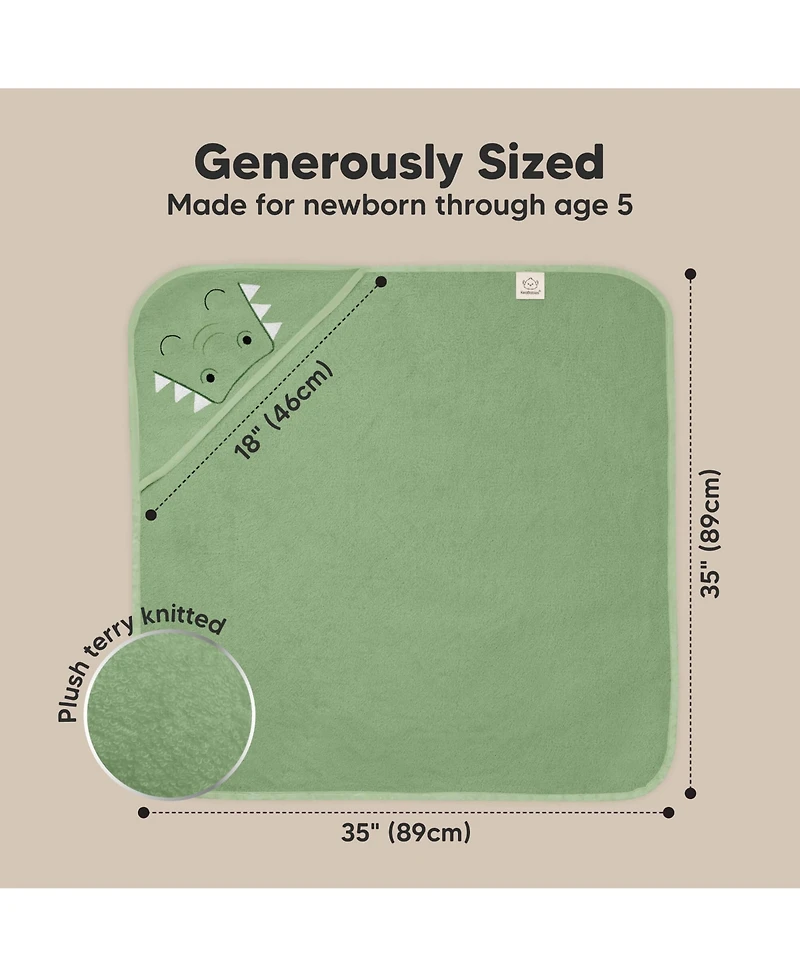 KeaBabies Cuddle Baby Hooded Towel, Bath Towels, Beach Towel for Newborn