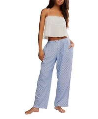 Free People Women's Be Mine Printed Pants