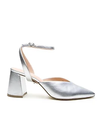 Alterre Women's Marilyn Silver Customizable V Mule