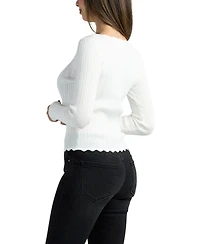 Bcx Junior's Sweetheart Pull-On Sweater