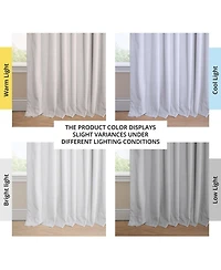 Half Price Drapes Ravello Burnout Velvet Room Darkening Curtain