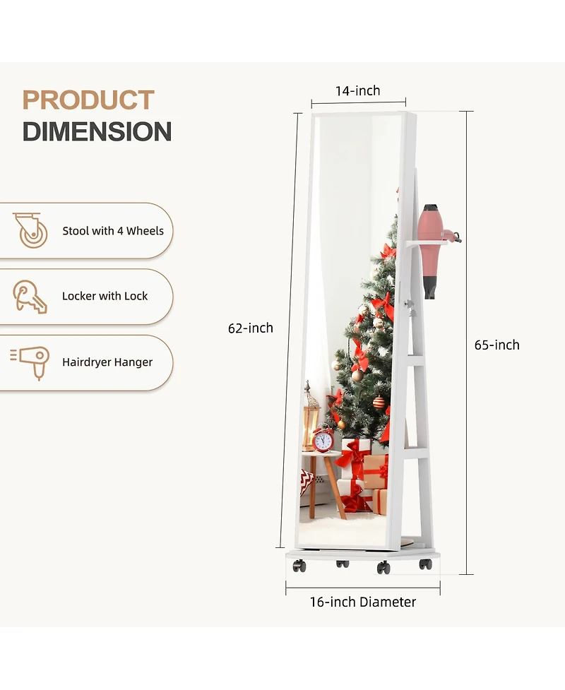 Vlsrka Color Block Full Length Mirror