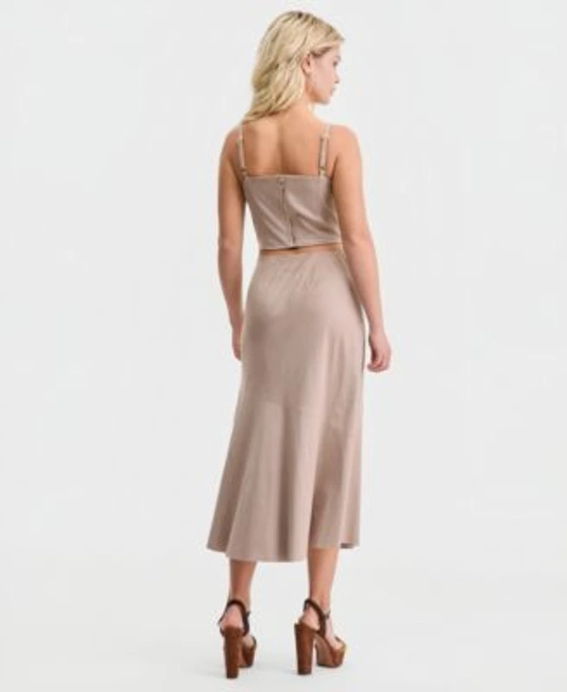 Guess Womens Nunzia Corset Top Nunzia Midi Skirt