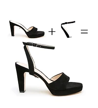 Alterre Women's Black Marilyn Customizable Platform