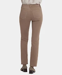 Nydj Women's High Rise Marilyn Straight Jeans
