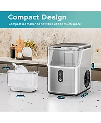 Euhomy Commercial Ice Maker Machine