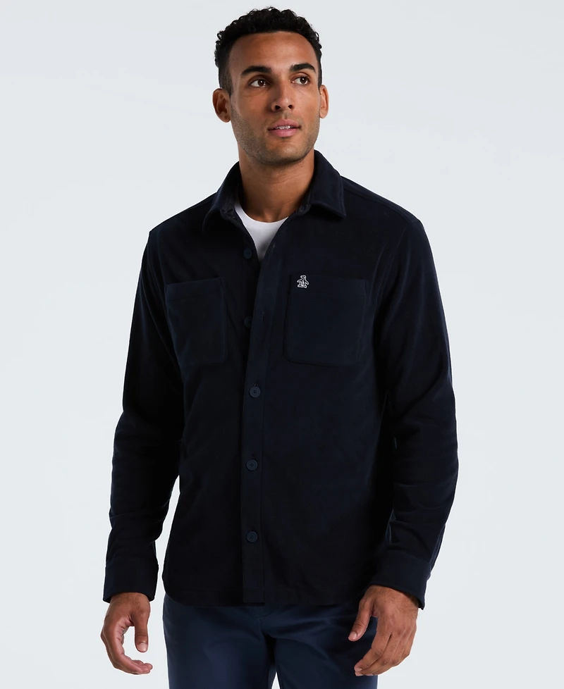 Original Penguin Men's Long-Sleeve Overshirt