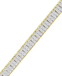 Forever Grown Diamonds Lab-Grown Diamond Bracelet (3 ct. t.w.) Sterling Silver (also 14k Gold Plated Silver)