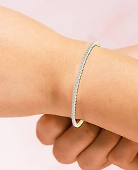 Forever Grown Diamonds Lab-Grown Diamond Bracelet (1 ct. t.w.) Sterling Silver (also 14k Gold Plated Silver)