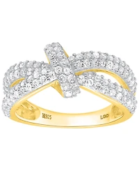 Forever Grown Diamonds Lab Diamond Ring (1 ct. t.w.) Sterling Silver (also 14k Gold Plated Silver)