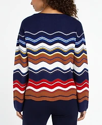 Liverpool Los Angeles Women's Long-Sleeve Boat Neck Sweater