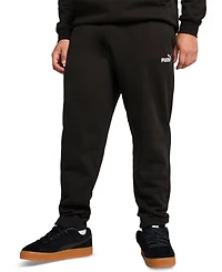 Puma Men's Logo Fleece Open Bottom Regular-Fit Sweatpants