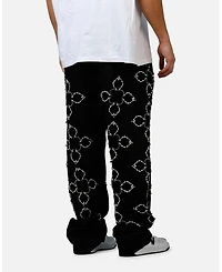 mnml Men's Ultra Baggy Jewel Appl Pants