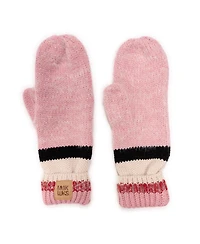 Muk Luks Women's Eyelash Mixed Ribbed Mitten