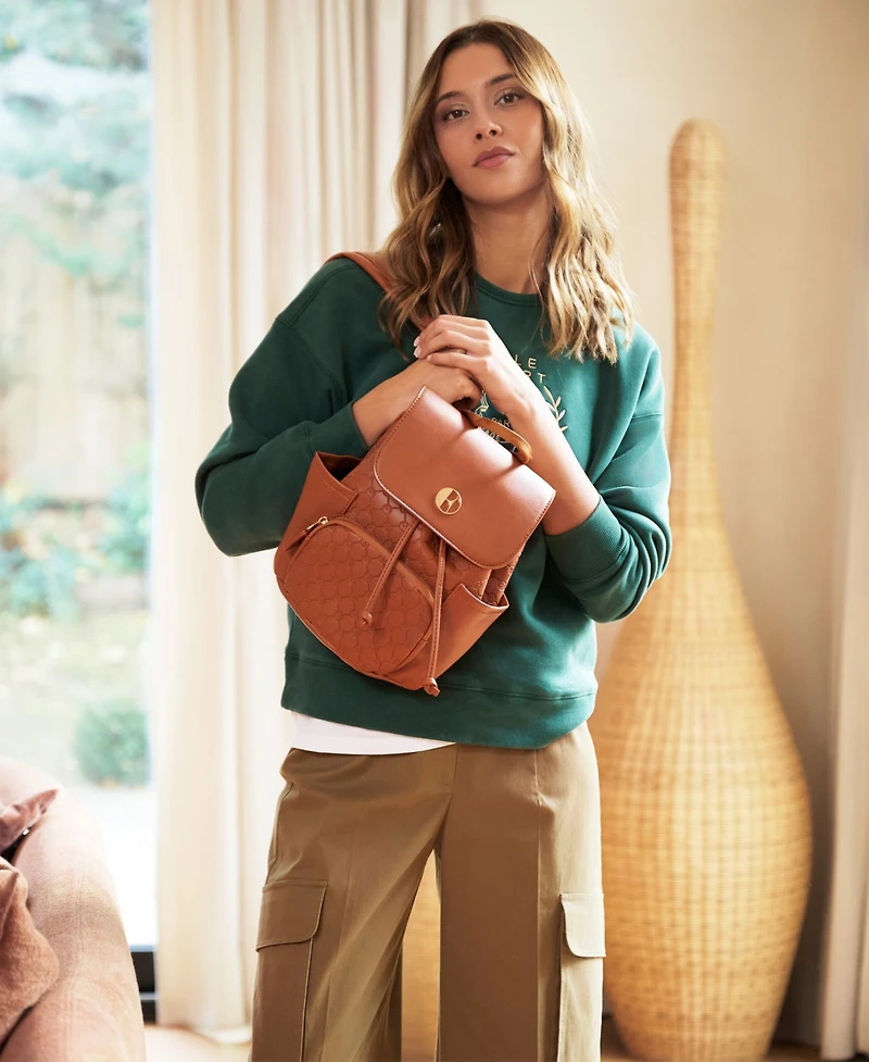 Elle Compass 11" Monogram Mini Backpack