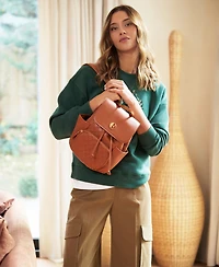 Elle Compass 11" Monogram Mini Backpack