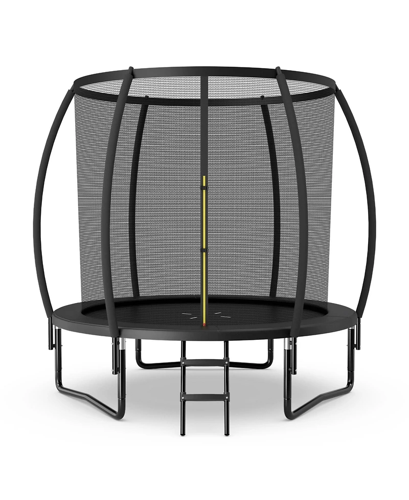 Hongge 10FT Astm-Certified Recreational Trampoline with Safety Enclosure Net and Ladder
