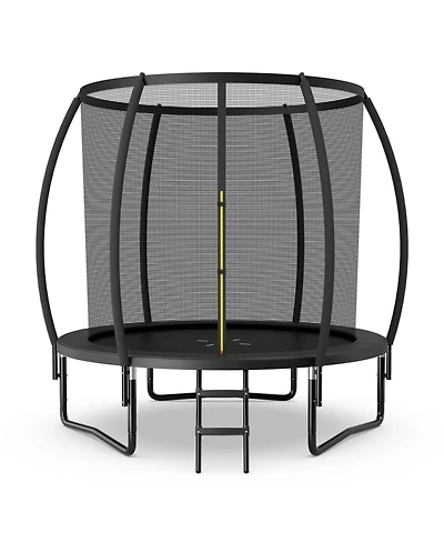 Hongge 10FT Astm-Certified Recreational Trampoline with Safety Enclosure Net and Ladder