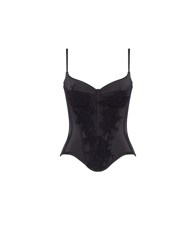 Milla Women's Obsidian Lace Corset