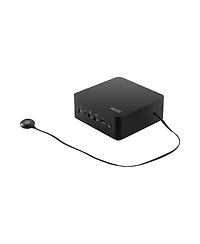 Msi Cubi Nuc Ai+ Mini Pc, Ultra 7 258V, 32GB Ram, 1TB Ssd, Windows 11 Home – compact power in sleek black design.