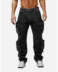 Loiter Men's Mnml V709 Wide Bellow Cargo Denim.
